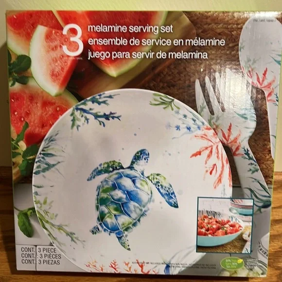 New Melamine a Large Serving set of 3 - Picture 5 of 8